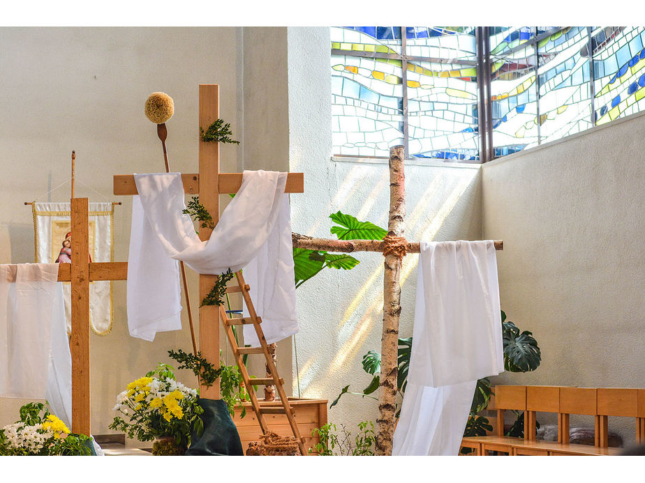 Feier der 1. Heiligen Kommunion in Sankt Maria (Foto: Michael Bohl)